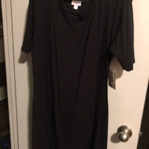 Solid black Julia by Lularoe 3XL NWT